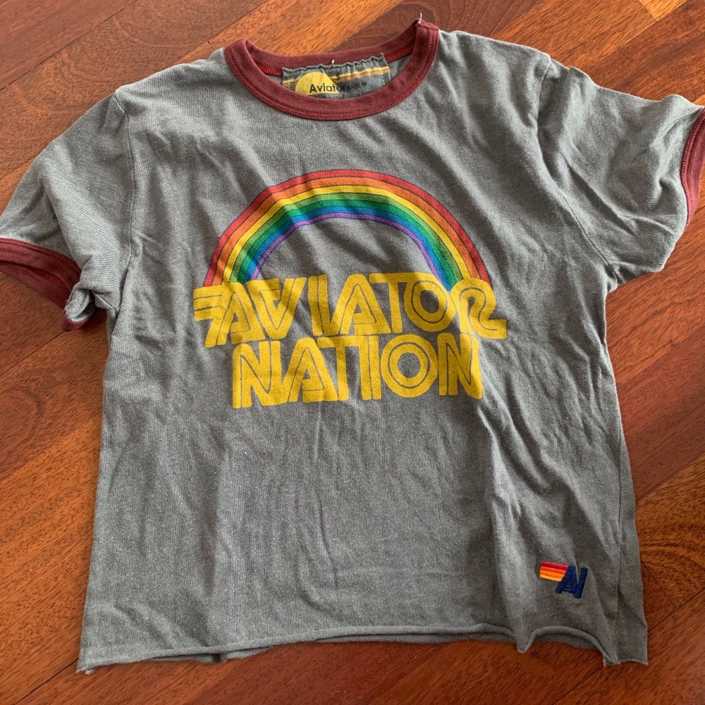 never worn aviator nation brand new t shirt